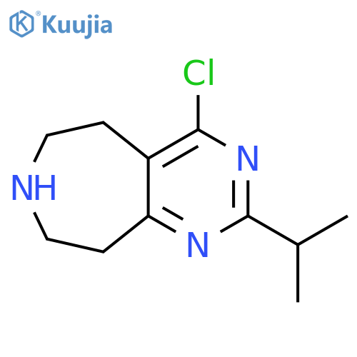 4-chloro-2-(propan-2-yl)-5H,6H,7H,8H,9H-pyrimido[4,5-d]azepine structure