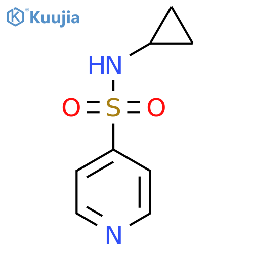 Pyridine-4-sulfonic acid cyclopropylamide structure
