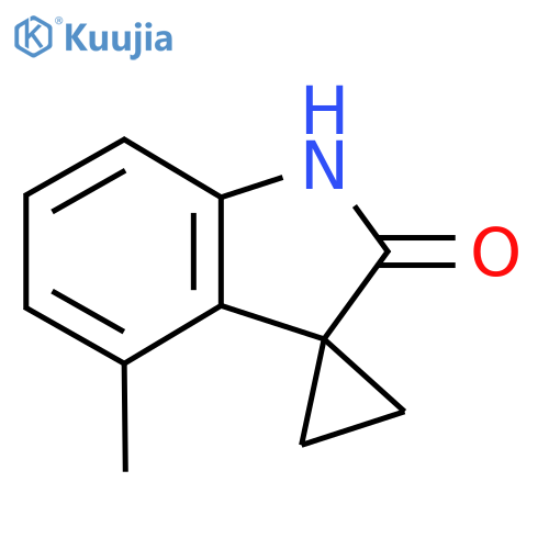 4'-Methylspiro[cyclopropane-1,3'-indolin]-2'-one structure