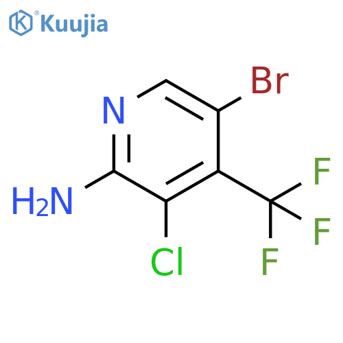2-Pyridinamine, 5-bromo-3-chloro-4-(trifluoromethyl)- structure