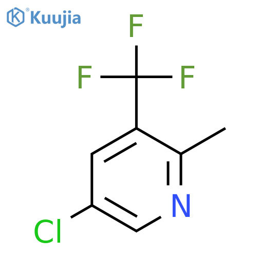 5-Chloro-2-methyl-3-(trifluoromethyl)pyridine structure