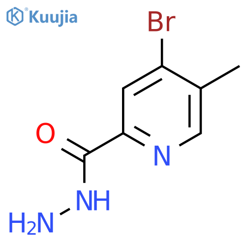 4-Bromo-5-methylpicolinohydrazide structure
