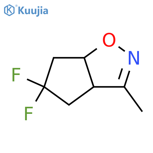 5,5-DIFLUORO-3-METHYL-4,5,6,6A-TETRAHYDRO-3AH-CYCLOPENTA[D]ISOXAZOLE structure