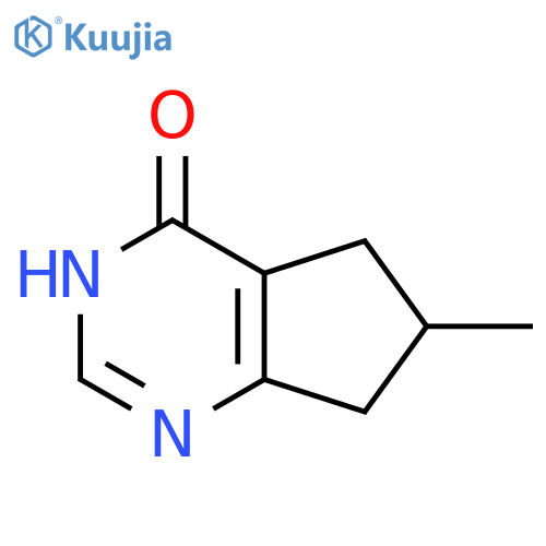 6-Methyl-6,7-dihydro-3H-cyclopenta[D]pyrimidin-4(5H)-one structure