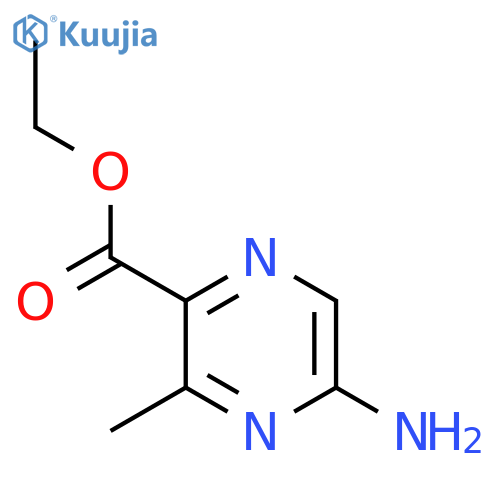 Ethyl 5-amino-3-methylpyrazine-2-carboxylate structure