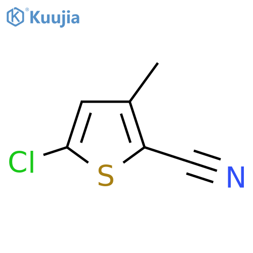 5-Chloro-3-methylthiophene-2-carbonitrile structure