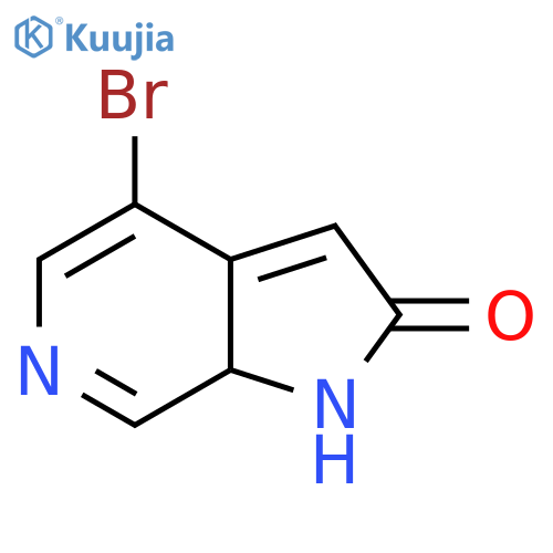 4-Bromo-1H-pyrrolo[2,3-c]pyridin-2(7aH)-one structure