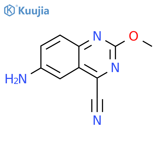 6-Amino-2-methoxyquinazoline-4-carbonitrile structure