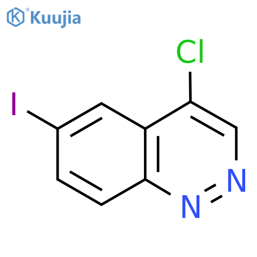 4-Chloro-6-iodocinnoline structure