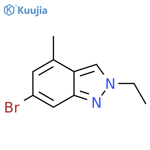 6-Bromo-2-ethyl-4-methyl-2H-indazole structure