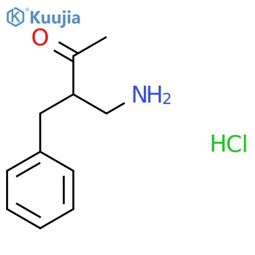 4-Amino-3-benzylbutan-2-one hydrochloride structure