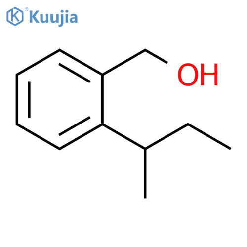 2-(1-Methylpropyl)benzenemethanol structure