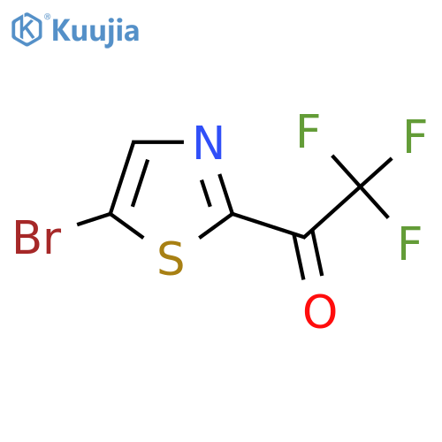 1-(5-Bromo-1,3-thiazol-2-yl)-2,2,2-trifluoroethan-1-one structure