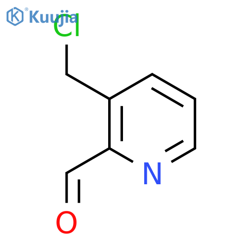 3-(Chloromethyl)pyridine-2-carbaldehyde structure
