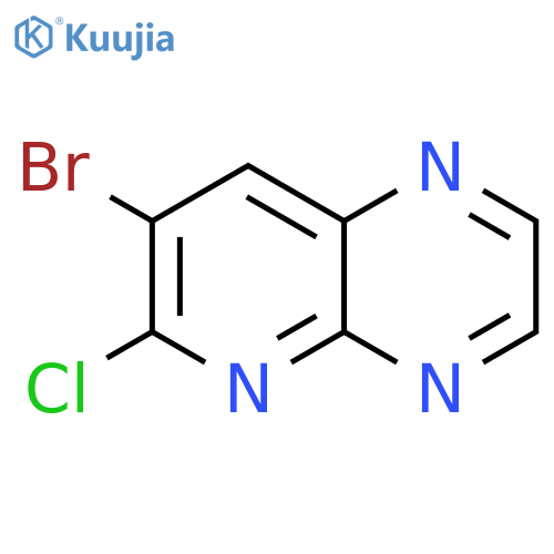 7-bromo-6-chloropyrido[2,3-b]pyrazine structure