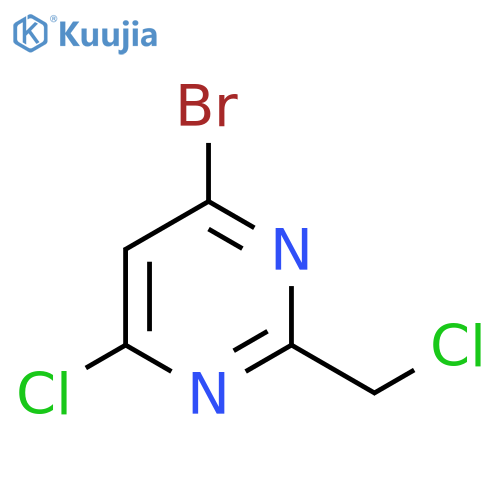 4-Bromo-6-chloro-2-chloromethyl-pyrimidine structure