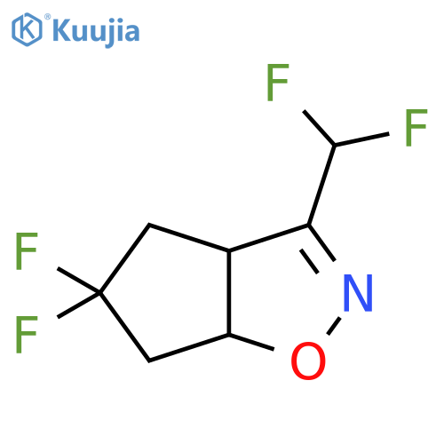 3-(DIFLUOROMETHYL)-5,5-DIFLUORO-4,5,6,6A-TETRAHYDRO-3AH-CYCLOPENTA[D]ISOXAZOLE structure