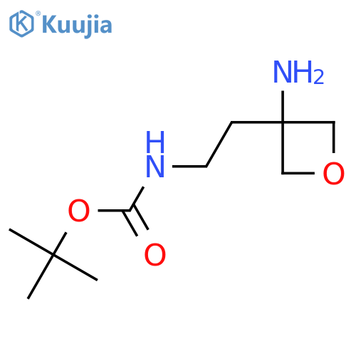 Tert-butyl (2-(3-aminooxetan-3-YL)ethyl)carbamate structure