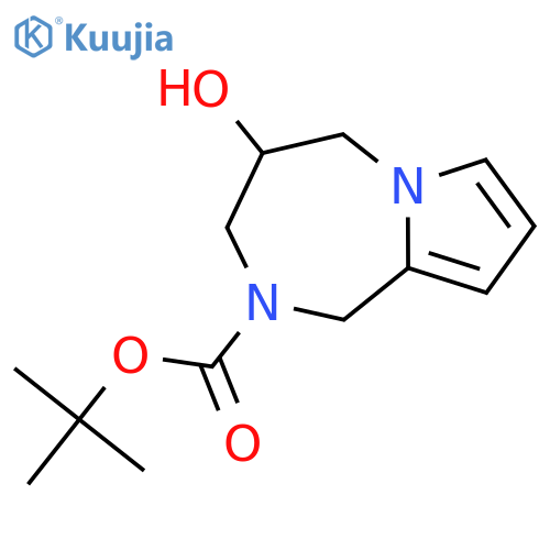 Tert-Butyl 4-Hydroxy-4,5-Dihydro-1H-Pyrrolo1,2-A1,4Diazepine-2(3H)-Carboxylate structure