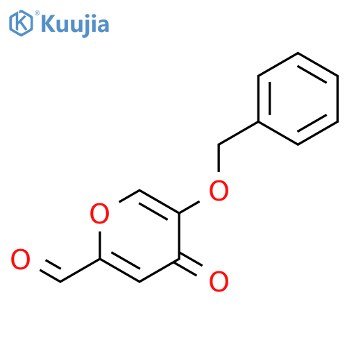 5-(benzyloxy)-4-oxo-4H-pyran-2-carbaldehyde structure