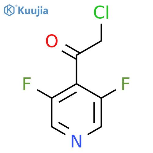 2-Chloro-1-(3,5-difluoropyridin-4-yl)ethan-1-one structure