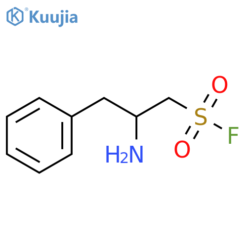 2-Amino-3-phenylpropane-1-sulfonyl fluoride structure