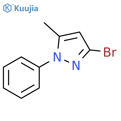 3-bromo-5-methyl-1-phenyl-pyrazole structure
