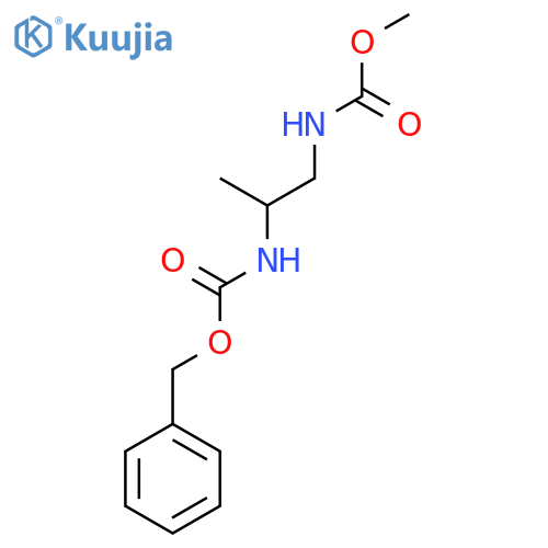 methyl N-(2-{[(benzyloxy)carbonyl]amino}propyl)carbamate structure