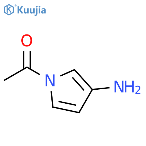 1-Acetyl-3-aminopyrrole structure