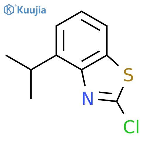 2-chloro-4-(propan-2-yl)-1,3-benzothiazole structure