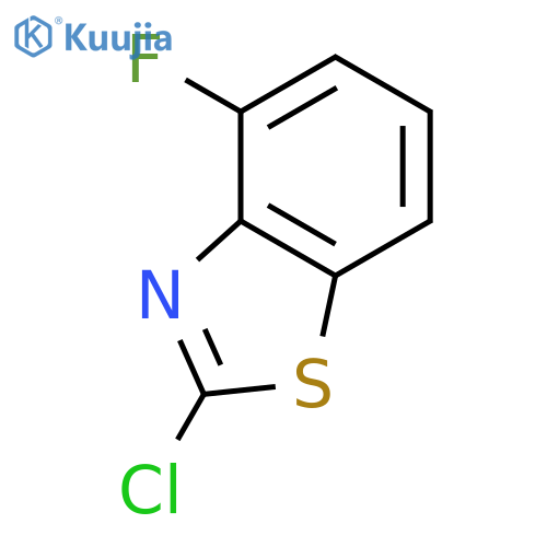 2-chloro-4-fluoro-1,3-benzothiazole structure