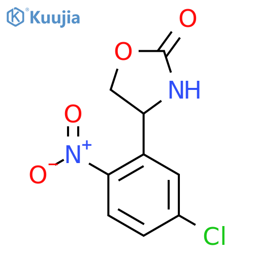 4-(5-Chloro-2-nitrophenyl)-1,3-oxazolidin-2-one structure