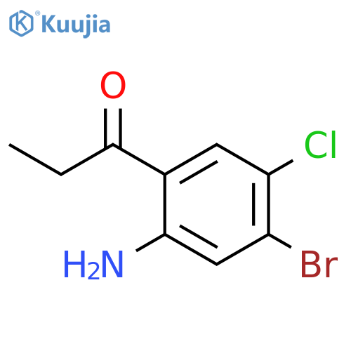 1-Propanone, 1-(2-amino-4-bromo-5-chlorophenyl)- structure