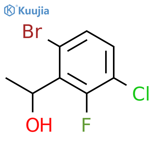 6-Bromo-3-chloro-2-fluoro-α-methylbenzenemethanol structure