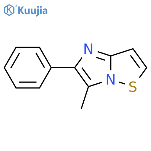 2-Phenyl-3-methylimidazo[1,2-b]thiazole structure