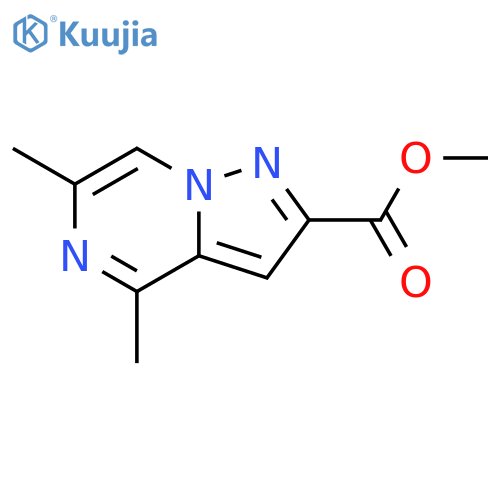 Methyl 4,6-dimethylpyrazolo[1,5-a]pyrazine-2-carboxylate structure