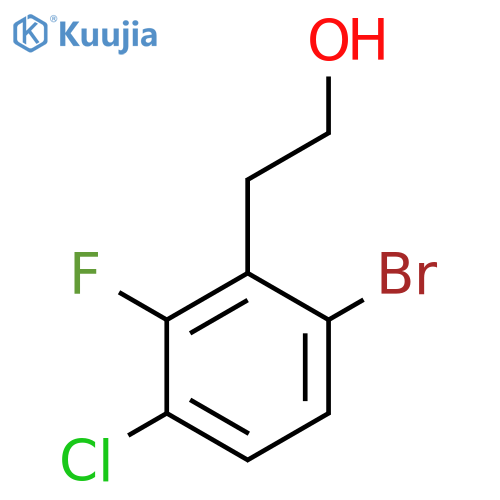 2-(6-Bromo-3-chloro-2-fluorophenyl)ethan-1-ol structure