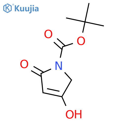 tert-Butyl 4-hydroxy-2-oxo-2,5-dihydro-1H-pyrrole-1-carboxylate structure