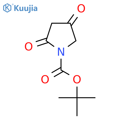 Tert-butyl 2,4-dioxopyrrolidine-1-carboxylate structure