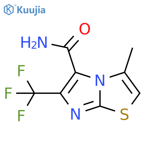 Imidazo[2,1-b]thiazole-5-carboxamide, 3-methyl-6-(trifluoromethyl)- structure