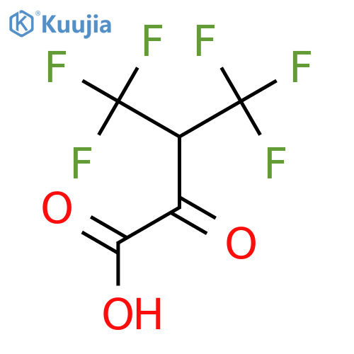 Bis(trifluoro-methyl)pyruvic acid structure