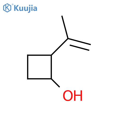 2-(Prop-1-en-2-yl)cyclobutan-1-ol structure