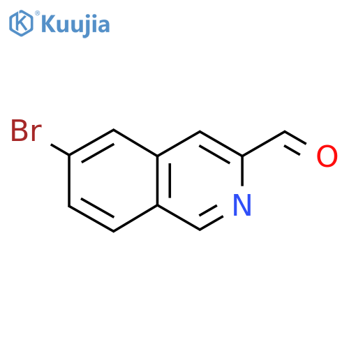 6-Bromoisoquinoline-3-carbaldehyde structure