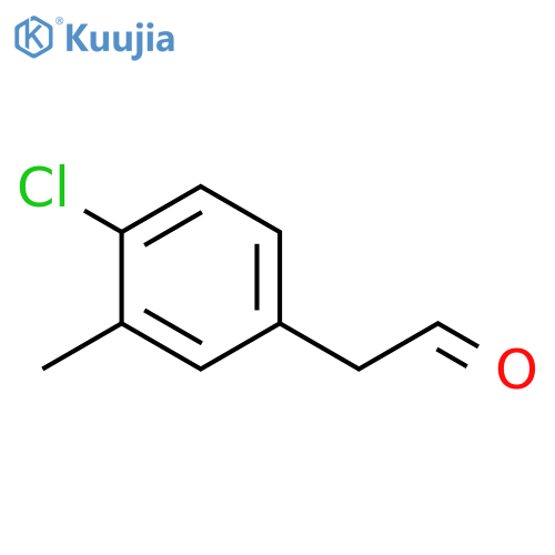 Benzeneacetaldehyde, 4-chloro-3-methyl- structure