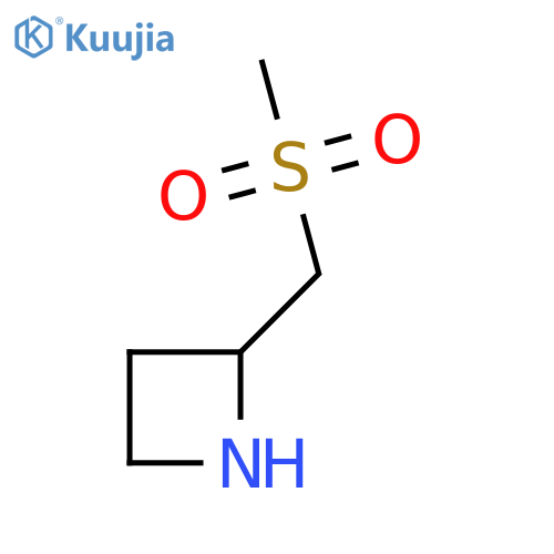 2-(methanesulfonylmethyl)azetidine structure