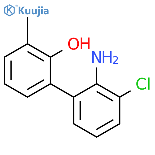 2'-Amino-3'-chloro-3-methyl-[1,1'-biphenyl]-2-ol structure