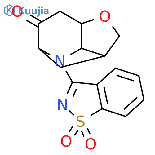 3,5-Methanofuro[3,2-b]pyridin-6(5H)-one,4-(1,1-dioxido-1,2-benzisothiazol-3-yl)hexahydro- structure