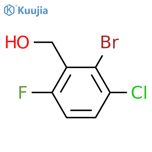 2-Bromo-3-chloro-6-fluorobenzyl alcohol structure