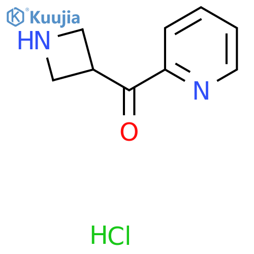 2-(azetidine-3-carbonyl)pyridine hydrochloride structure