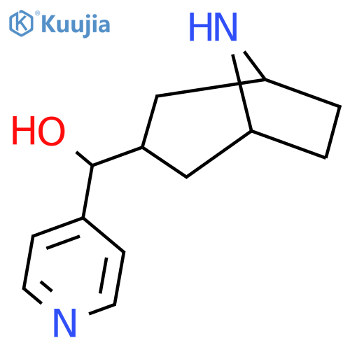 {8-Azabicyclo[3.2.1]octan-3-yl}(pyridin-4-yl)methanol structure